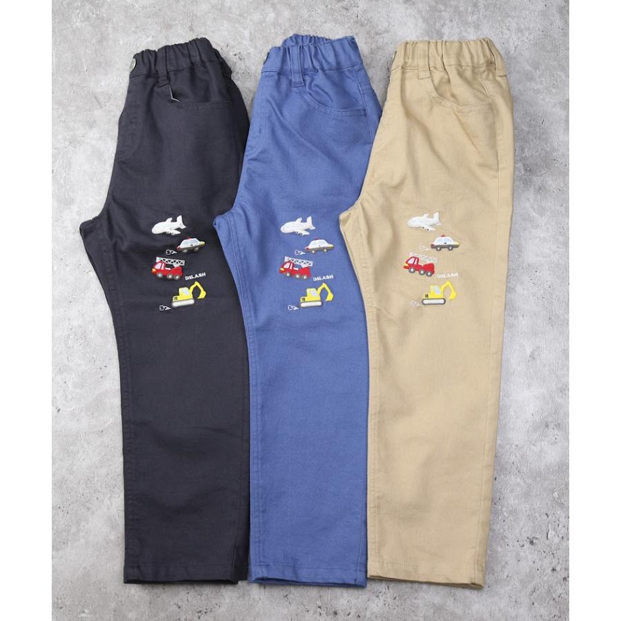 ディラッシュ DILASH　乗り物刺繍　ストレッチ　パンツ　( 90 100 110 120 )  長ズボン　幼児　小学生　男の子　カジュアル | DILASH | 14