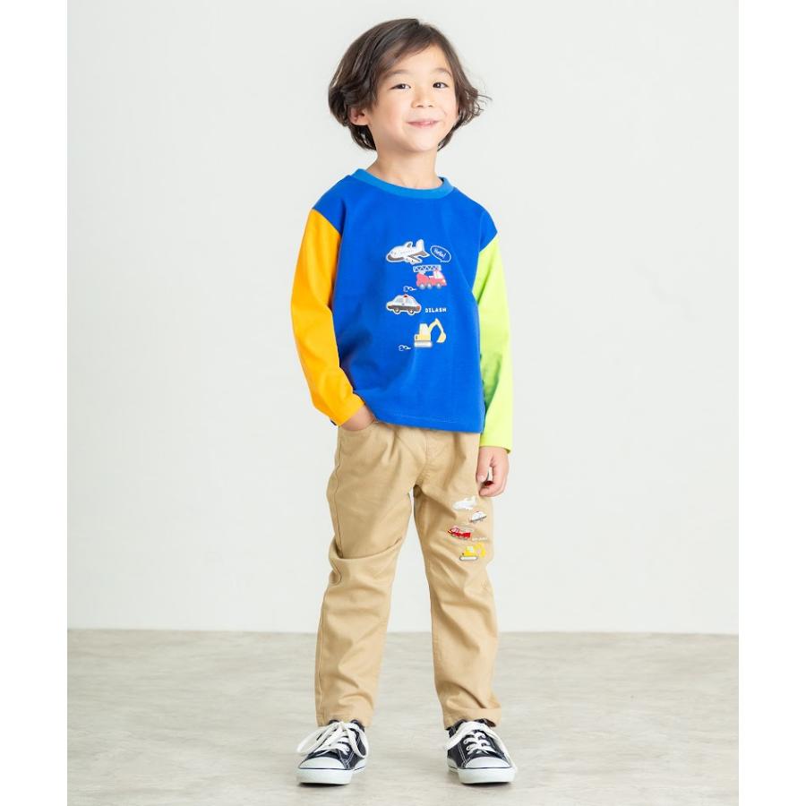 ディラッシュ DILASH　乗り物刺繍　ストレッチ　パンツ　( 90 100 110 120 )  長ズボン　幼児　小学生　男の子　カジュアル | DILASH | 02