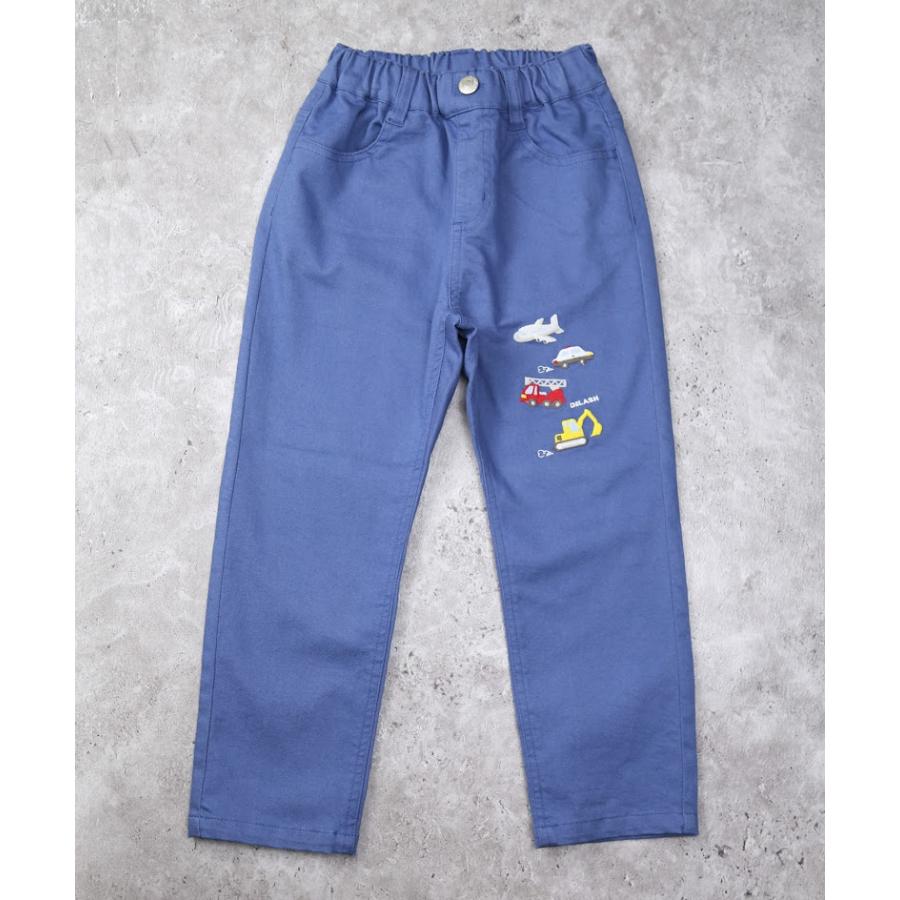 ディラッシュ DILASH　乗り物刺繍　ストレッチ　パンツ　( 90 100 110 120 )  長ズボン　幼児　小学生　男の子　カジュアル | DILASH | 06