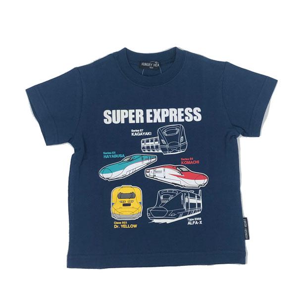 ハングリーハート　Hungry Heart 新幹線　半袖　Tシャツ　光るプリント (100・110・120)子ども服　男の子　幼児　小学生 はやぶさ　こまち　ドクターイエロー | hungry heart | 01