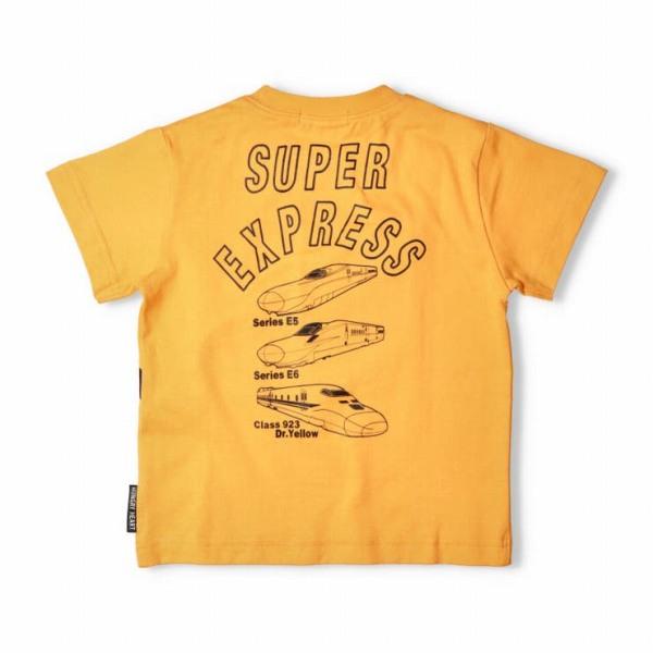 ハングリーハート　Hungry Heart JR新幹線　電車　ワッペン付バッグ　半袖Ｔシャツ(100・110・120)男の子　新幹線　はやぶさ　こまち　ドクターイエロー | hungry heart | 03