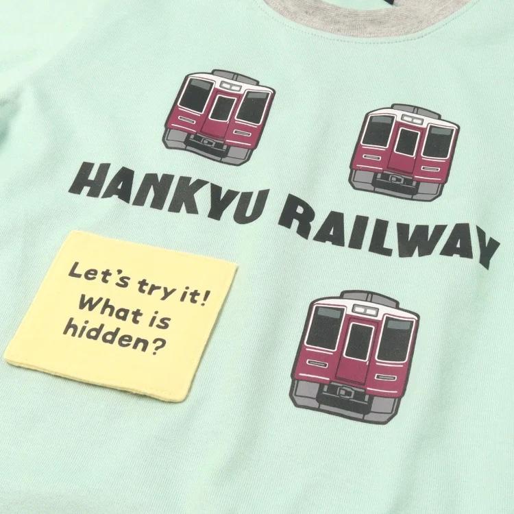 ハングリーハート Hungry Heart 阪急電車仕掛け半袖Tシャツ ( 80 90 100 110 120 130 ） 子ども服 キッズ ジュニア | hungry heart | 06