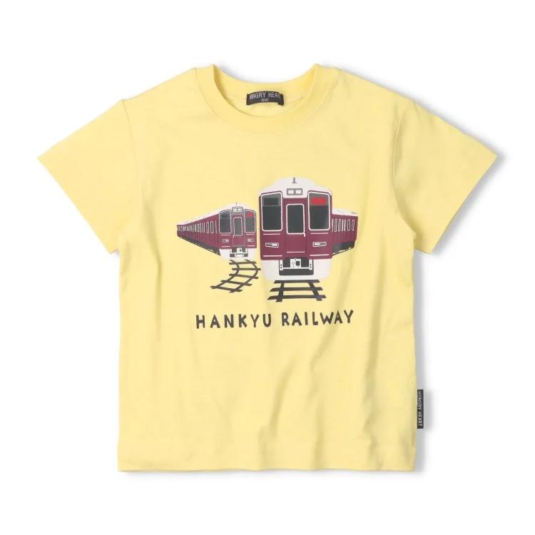 ハングリーハート Hungry Heart 阪急電車プリント半袖Tシャツ ( 80 90 100 110 120 130 ） 子ども服 キッズ | hungry heart | 01