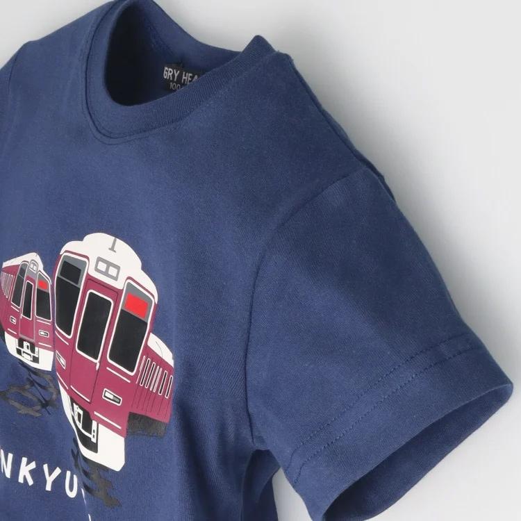 ハングリーハート Hungry Heart 阪急電車プリント半袖Tシャツ ( 80 90 100 110 120 130 ） 子ども服 キッズ | hungry heart | 04