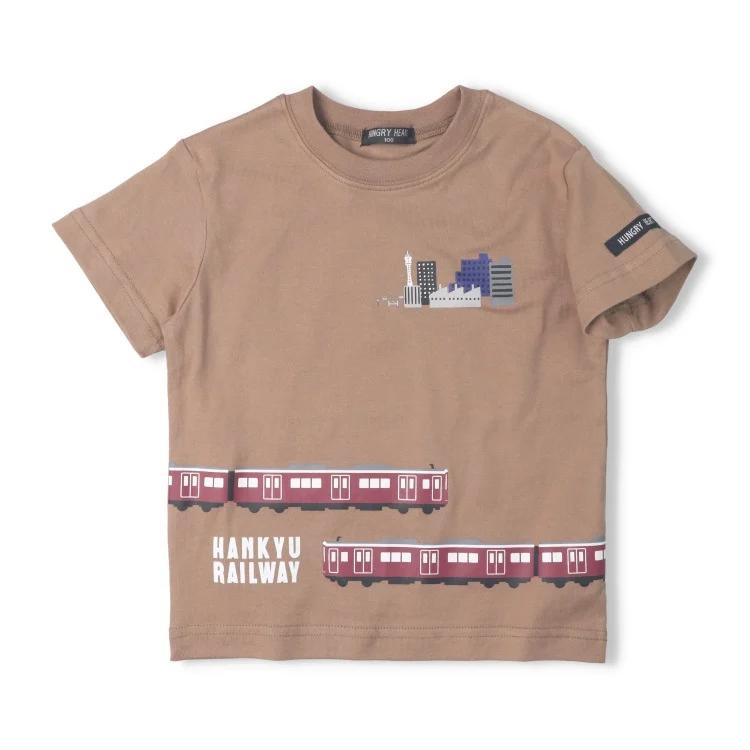ハングリーハート Hungry Heart 阪急電車風景プリント半袖Tシャツ( 80 90 100 110 120 130 ） 子ども服 キッズ | hungry heart | 03