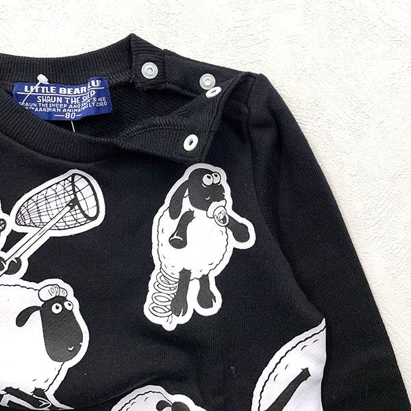 リトルベアークラブ　Little Bear Club　ひつじのショーン 脇繋がりトレーナー（80cm・90cm・100cm） | LITTLE BEAR CLUB | 03