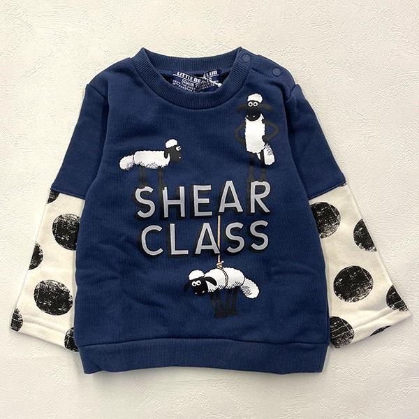 リトルベアークラブ　Little Bear Club　ひつじのショーン レイヤードトレーナー（80cm・90cm・100cm） | LITTLE BEAR CLUB | 04