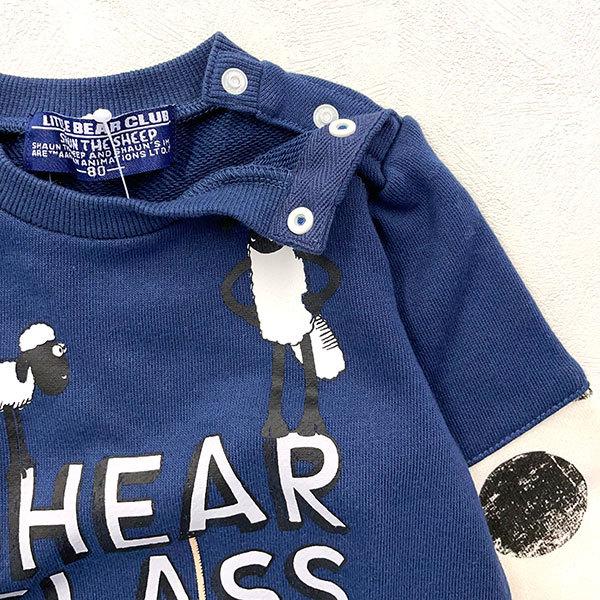 リトルベアークラブ　Little Bear Club　ひつじのショーン レイヤードトレーナー（80cm・90cm・100cm） | LITTLE BEAR CLUB | 06