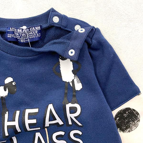 リトルベアークラブ　Little Bear Club　ひつじのショーン レイヤードトレーナー（80cm・90cm・100cm） | LITTLE BEAR CLUB | 06