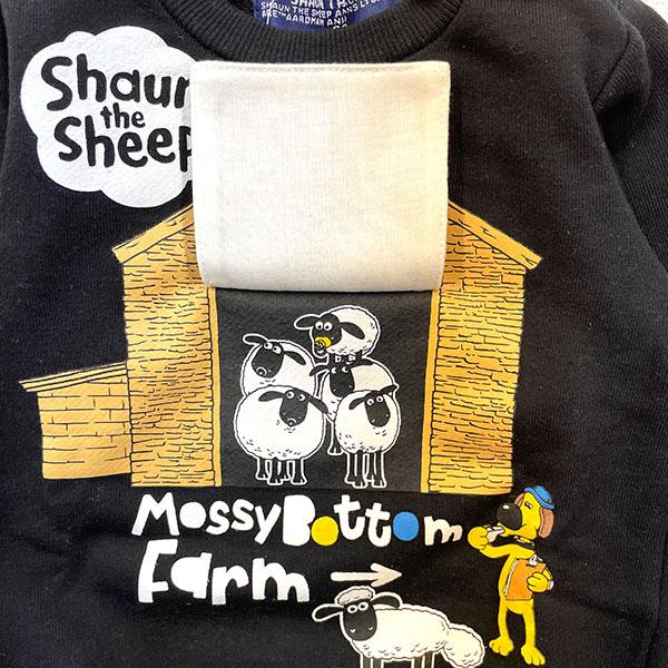 リトルベアークラブ　Little Bear Club　ひつじのショーン 羊小屋仕掛けトレーナー（110cm・120cm・130cm） | LITTLE BEAR CLUB | 03
