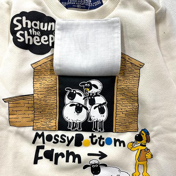 リトルベアークラブ　Little Bear Club　ひつじのショーン 羊小屋仕掛けトレーナー（110cm・120cm・130cm） | LITTLE BEAR CLUB | 06