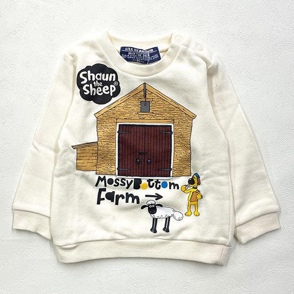 リトルベアークラブ　Little Bear Club　ひつじのショーン 羊小屋仕掛けトレーナー（80cm・90cm・100cm） | LITTLE BEAR CLUB | 04