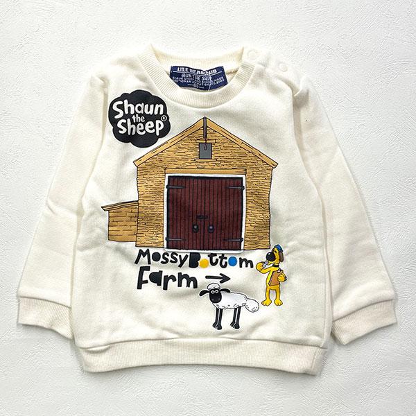 リトルベアークラブ　Little Bear Club　ひつじのショーン 羊小屋仕掛けトレーナー（80cm・90cm・100cm） | LITTLE BEAR CLUB | 04