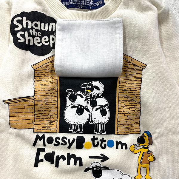 リトルベアークラブ　Little Bear Club　ひつじのショーン 羊小屋仕掛けトレーナー（80cm・90cm・100cm） | LITTLE BEAR CLUB | 06