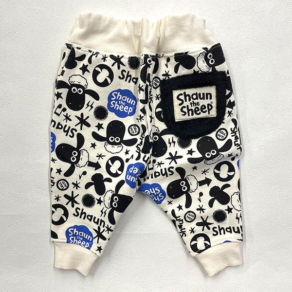 リトルベアークラブ　Little Bear Club　ひつじのショーン　裏起毛　総柄パンツ（80cm・90cm・100cm）/丸高衣料 | LITTLE BEAR CLUB | 02