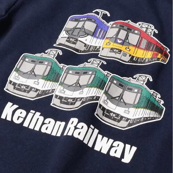 ハングリーハート Hungry Heart 京阪電車 集合 裏毛トレーナー コラボ (  90 100 110 120  ) 子ども服 長袖 秋冬 | hungry heart | 05