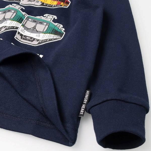 ハングリーハート Hungry Heart 京阪電車 集合 裏毛トレーナー コラボ (  90 100 110 120  ) 子ども服 長袖 秋冬 | hungry heart | 06