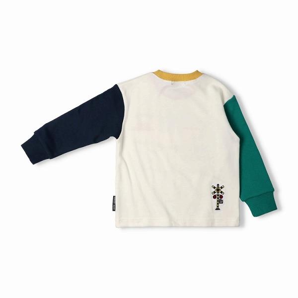 ハングリーハート Hungry Heart  JR新幹線 電車 配色 裏毛トレーナー コラボ (  90 100 110 120  ) 子ども服 長袖 | hungry heart | 02