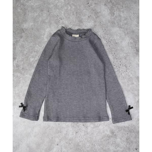 ●50％OFF● ラポシェビスキュイ La poche biscuit ハイネック フリル 長袖Tシャツ ( 90 100 110 120 130 ) ロンT sale アウトレット | la poche biscuit | 04