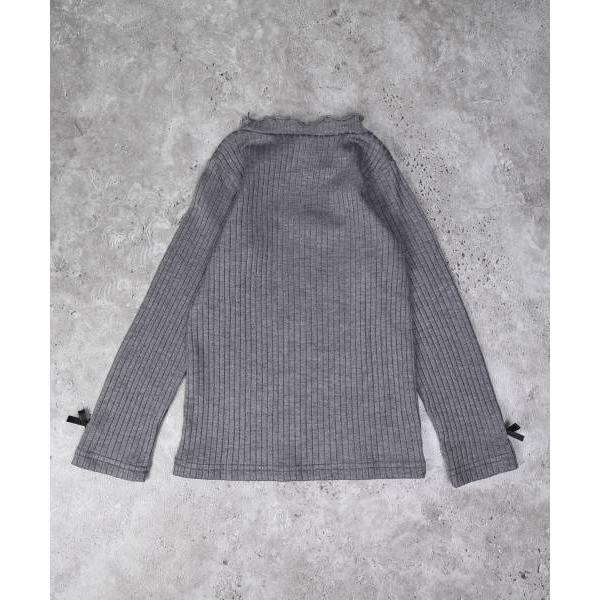 ●50％OFF● ラポシェビスキュイ La poche biscuit ハイネック フリル 長袖Tシャツ ( 90 100 110 120 130 ) ロンT sale アウトレット | la poche biscuit | 05