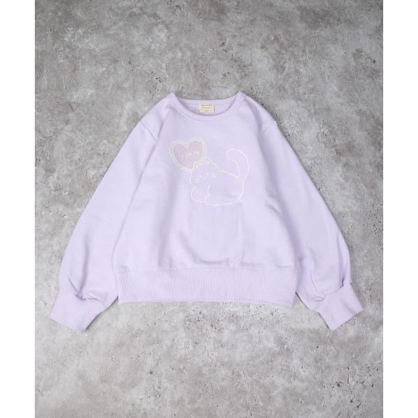 ラポシェビスキュイ La poche biscuit ハート ねこ トレーナー ( 90 100 110 120 130 ) 子ども服 幼児 | la poche biscuit | 05