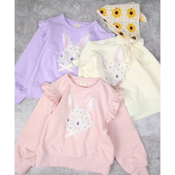 ラポシェビスキュイ La poche biscuit バブーシュカ うさぎ トレーナー ( 90 100 110 120 130 ) | la poche biscuit | 07