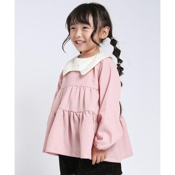 ラポシェビスキュイ La poche biscuit ねこ襟 チュニック ( 90 100 110 120 130 ) 子ども服 幼児 キッズ | la poche biscuit | 10