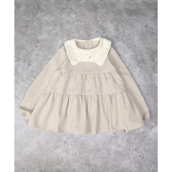 ラポシェビスキュイ La poche biscuit ねこ襟 チュニック ( 90 100 110 120 130 ) 子ども服 幼児 キッズ | la poche biscuit | 11