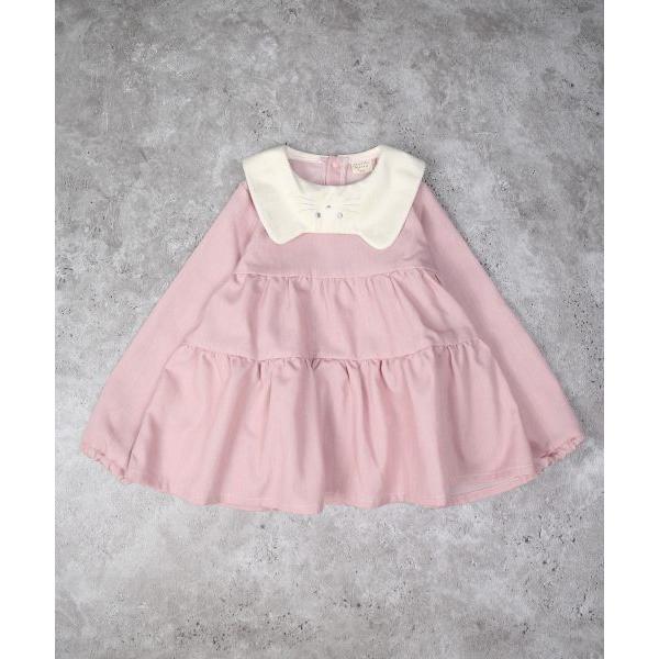 ラポシェビスキュイ La poche biscuit ねこ襟 チュニック ( 90 100 110 120 130 ) 子ども服 幼児 キッズ | la poche biscuit | 13