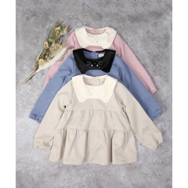 ●50％OFF● ラポシェビスキュイ La poche biscuit ねこ襟 チュニック ( 90 100 110 120 130 ) 子ども服 幼児 キッズ sale アウトレット | la poche biscuit | 16