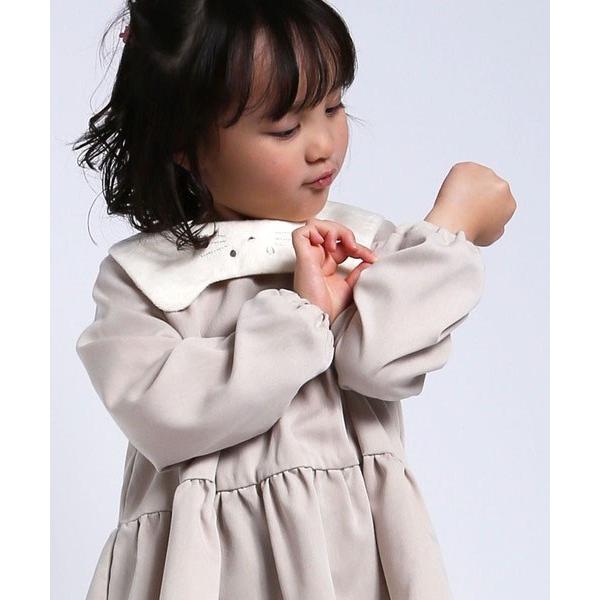 ラポシェビスキュイ La poche biscuit ねこ襟 チュニック ( 90 100 110 120 130 ) 子ども服 幼児 キッズ | la poche biscuit | 02