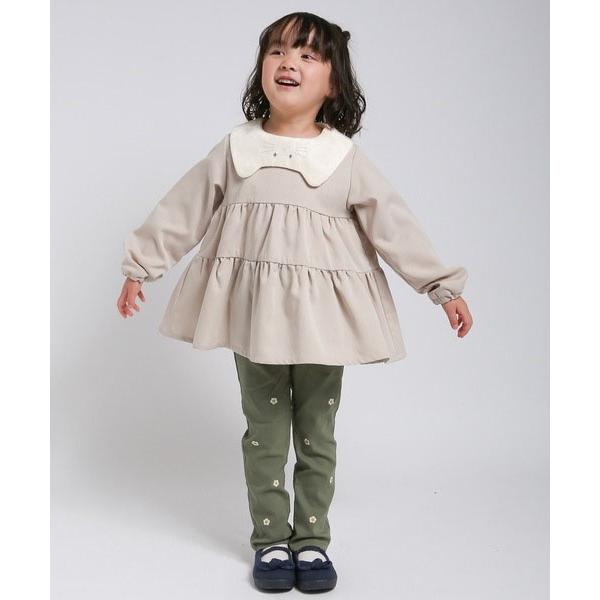 ラポシェビスキュイ La poche biscuit ねこ襟 チュニック ( 90 100 110 120 130 ) 子ども服 幼児 キッズ | la poche biscuit | 03