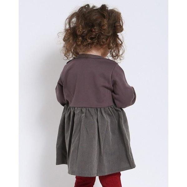 ●50％OFF● ラポシェビスキュイ La poche biscuit うさぎ ワンピース 長袖 （ヘアゴムつき）( 90 100 110 120 130 ) sale アウトレット | la poche biscuit | 03