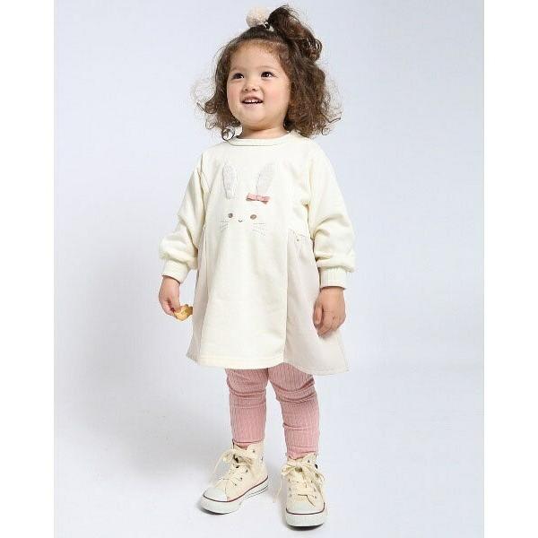 ●50％OFF● ラポシェビスキュイ La poche biscuit 裾フリル リブ レギンス ( 90 100 110 120 130 ) スパッツ sale アウトレット | la poche biscuit | 02