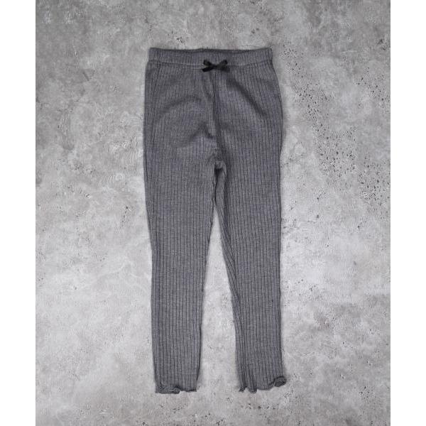 ラポシェビスキュイ La poche biscuit 裾フリル リブ レギンス ( 90 100 110 120 130 ) スパッツ | la poche biscuit | 04