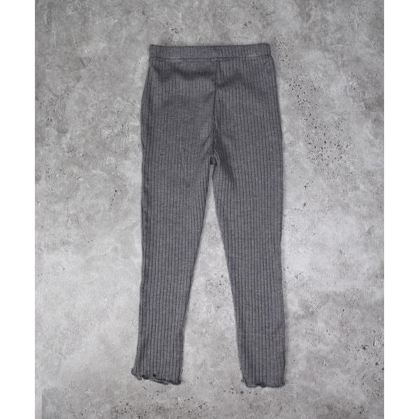 ●50％OFF● ラポシェビスキュイ La poche biscuit 裾フリル リブ レギンス ( 90 100 110 120 130 ) スパッツ sale アウトレット | la poche biscuit | 05