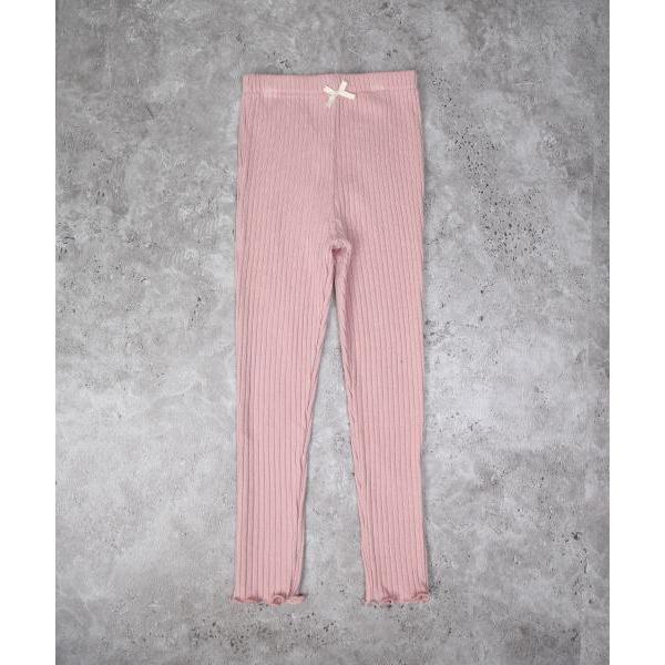 ●50％OFF● ラポシェビスキュイ La poche biscuit 裾フリル リブ レギンス ( 90 100 110 120 130 ) スパッツ sale アウトレット | la poche biscuit | 07