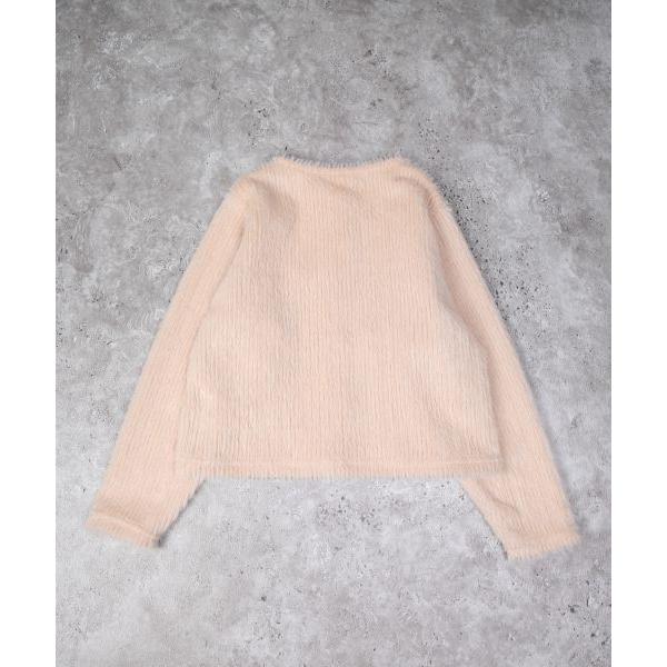 ラポシェビスキュイ La poche biscuit リボンつきシャギー カーディガン ( 90 100 110 120 130 ) | la poche biscuit | 06