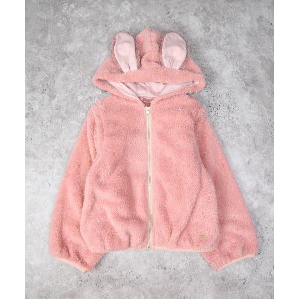 ラポシェビスキュイ La poche biscuit うさ耳 ボア パーカー ( 90 100 110 120 130 ) | la poche biscuit | 05