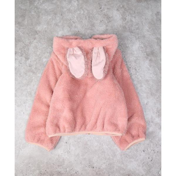 ラポシェビスキュイ La poche biscuit うさ耳 ボア パーカー ( 90 100 110 120 130 ) | la poche biscuit | 06