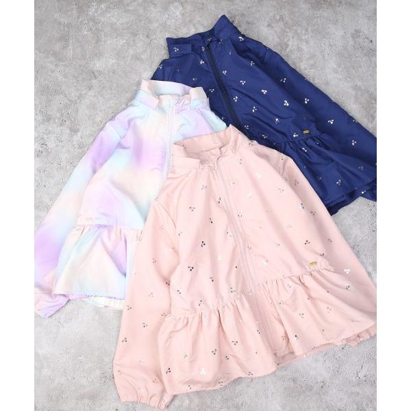 ラポシェビスキュイ La poche biscuit グラデーション/さくらんぼ総柄 ジャケット ( 90 100 110 120 130 ) | la poche biscuit | 12