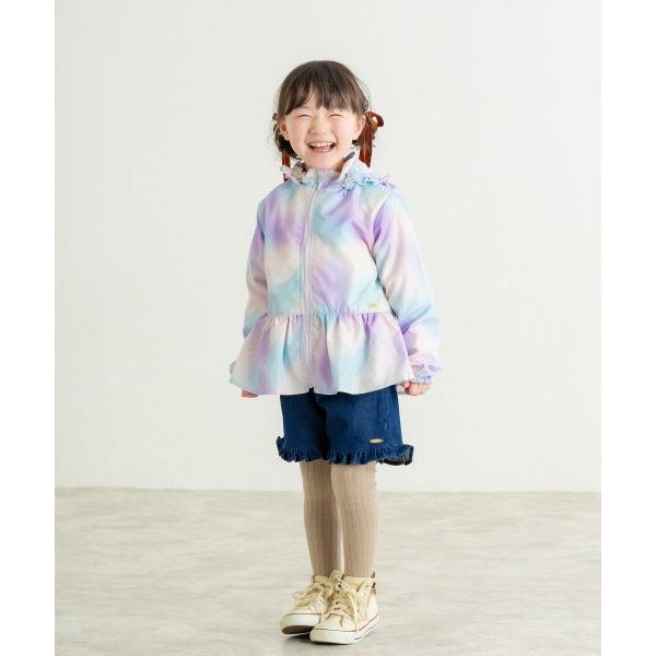 ラポシェビスキュイ La poche biscuit グラデーション/さくらんぼ総柄 ジャケット ( 90 100 110 120 130 ) | la poche biscuit | 01