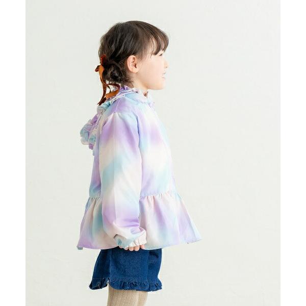 ●50％OFF● ラポシェビスキュイ La poche biscuit グラデーション/さくらんぼ総柄 ジャケット ( 90 100 110 120 130 ) sale アウトレット | la poche biscuit | 02