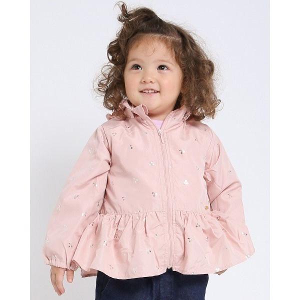 ラポシェビスキュイ La poche biscuit グラデーション/さくらんぼ総柄 ジャケット ( 90 100 110 120 130 ) | la poche biscuit | 04