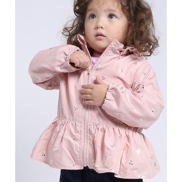 ●50％OFF● ラポシェビスキュイ La poche biscuit グラデーション/さくらんぼ総柄 ジャケット ( 90 100 110 120 130 ) sale アウトレット | la poche biscuit | 05