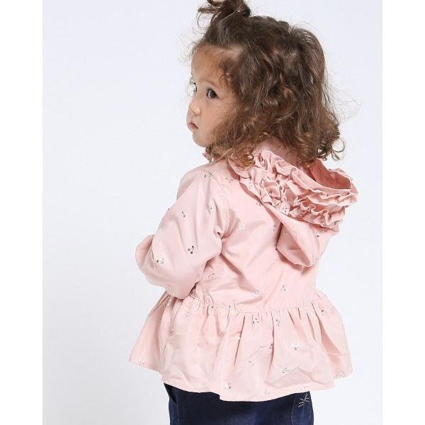 ●50％OFF● ラポシェビスキュイ La poche biscuit グラデーション/さくらんぼ総柄 ジャケット ( 90 100 110 120 130 ) sale アウトレット | la poche biscuit | 06