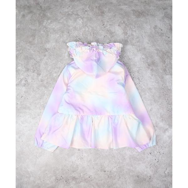 ●50％OFF● ラポシェビスキュイ La poche biscuit グラデーション/さくらんぼ総柄 ジャケット ( 90 100 110 120 130 ) sale アウトレット | la poche biscuit | 09