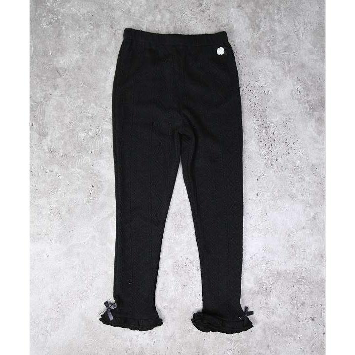 ●50％OFFセール●ラポシェビスキュイ La poche biscuit ケーブル模様レギンス ( 90 100 110 120 130 ) スパッツ 子ども服 幼児 キッズ 保育園 幼稚園 小学生 女 | la poche biscuit | 05