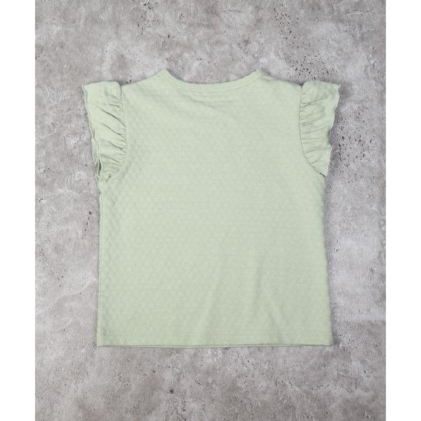 ●50％OFFセール●ラ・ポシェ・ビスキュイ　La poche biscuit　肩フリル　半袖　Tシャツ(110・120・130・140)子ども服　キッズ　小学生　女の子　シンプル　上品 | la poche biscuit | 06