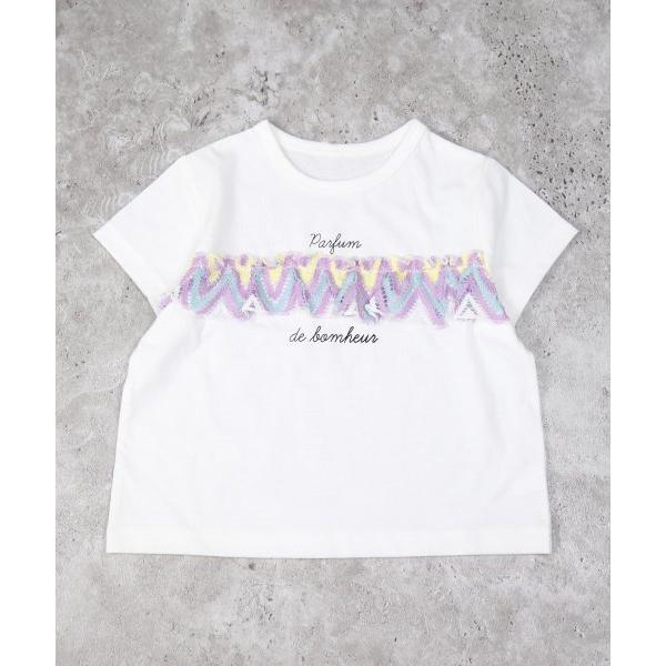 ラ・ポシェ・ビスキュイ　La poche biscuit　エスニック風　半袖　Tシャツ(110・120・130・140)子ども服　キッズ　小学生　女の子　カジュアル　LP25ES009 | la poche biscuit | 02